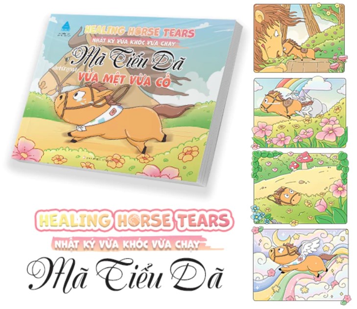 Sách Healing Horse Tears - Nhật Ký Vừa Khóc Vừa Chạy - Mã Tiểu Dã Vừa Mệt Vừa Cố