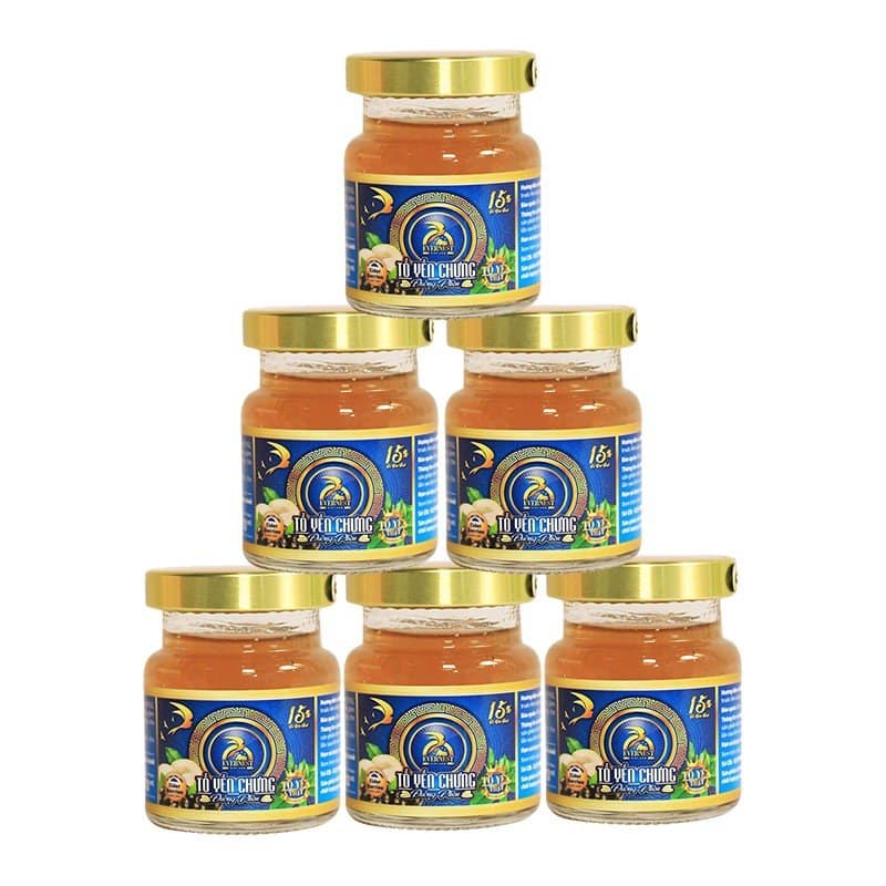 Nước Yến Sào Nguyên Chất Thảo Dược Evernest Hộp 6 lọ (70ml/lọ)