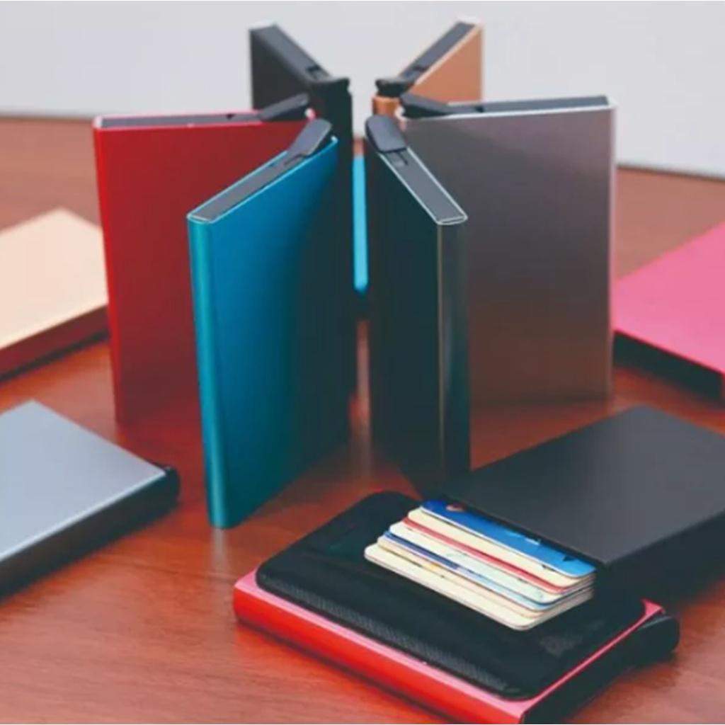 Hộp đựng Name Card Thẻ Ngân Hàng , chống trộm Mini , đựng Danh Thiếp bằng kim loại đẹp