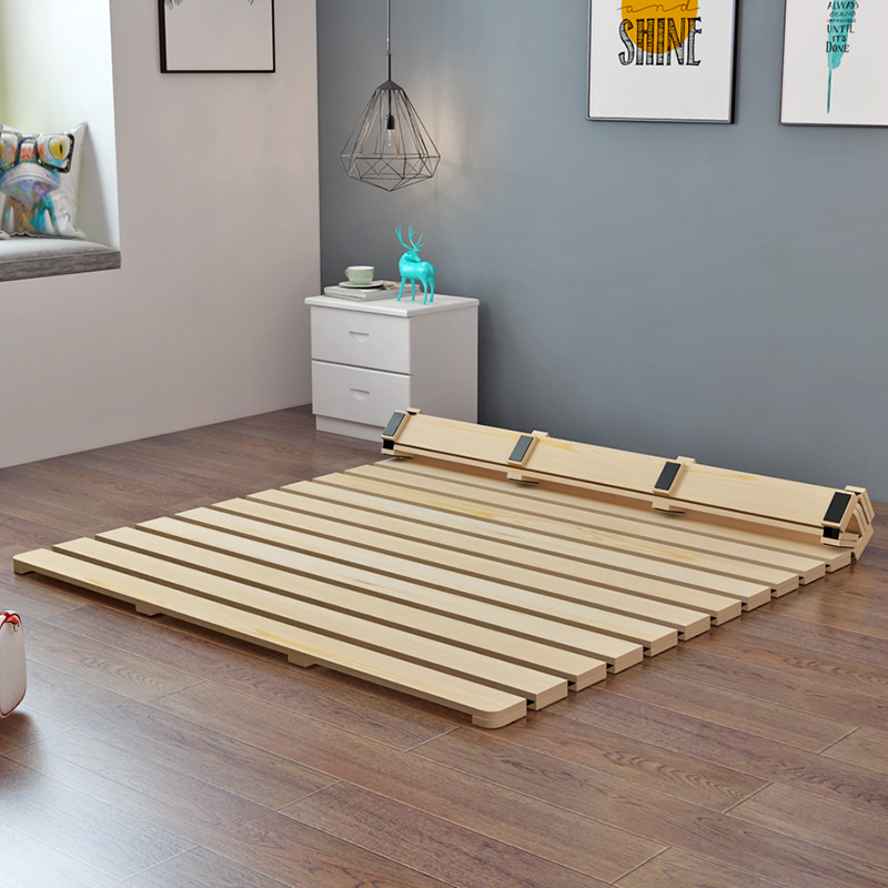 Giường cuộn gỗ thông 120cm (190x120)