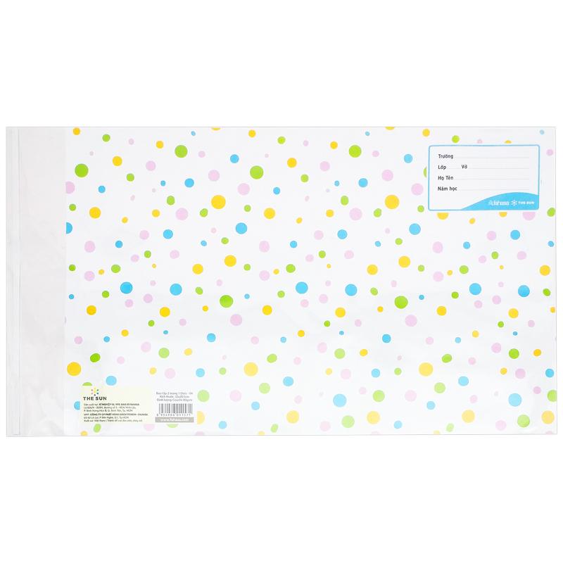 Giấy Bao Tập 2 Trong 1 Bìa Kiếng Dots - The Sun 04 (5 Tờ/Xấp)