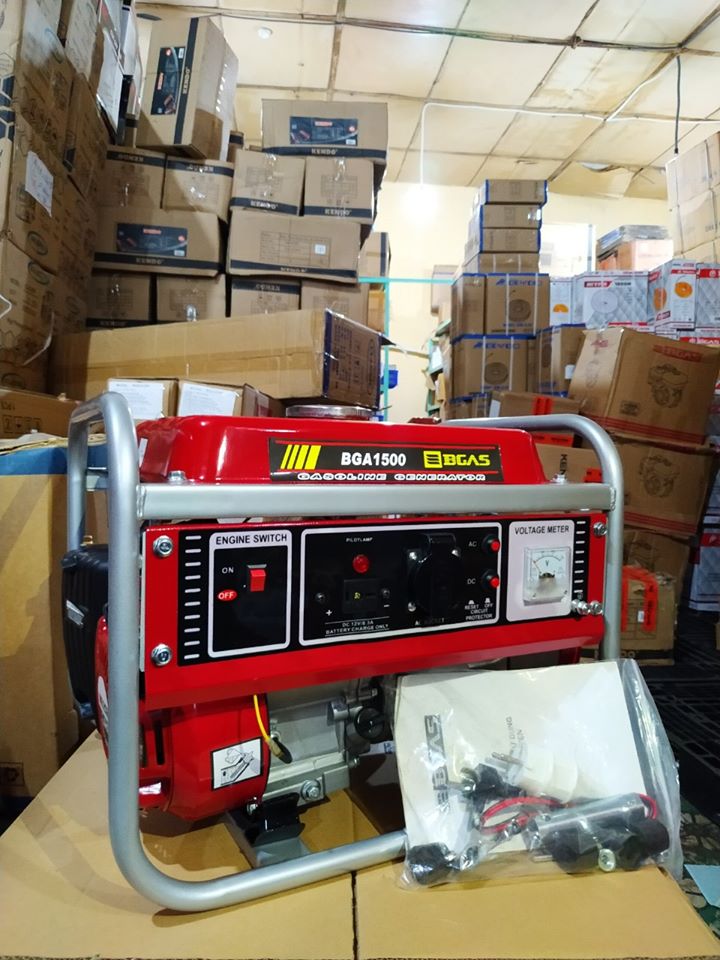 MÁY PHÁT ĐIỆN CHẠY XĂNG BGAS (1200W)  BGA1500- HÀNG CHÍNH HÃNG