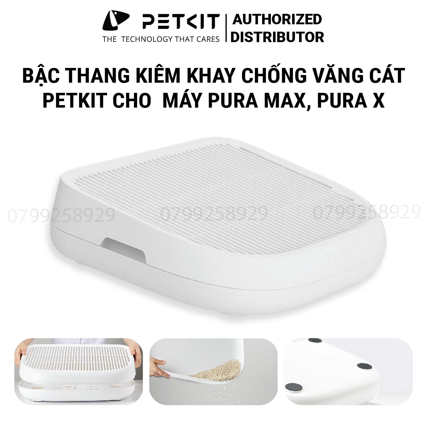 Bậc Thang Hứng Cát Petkit Dành Riêng Cho Máy Vệ Sinh Pura X và Pura Max