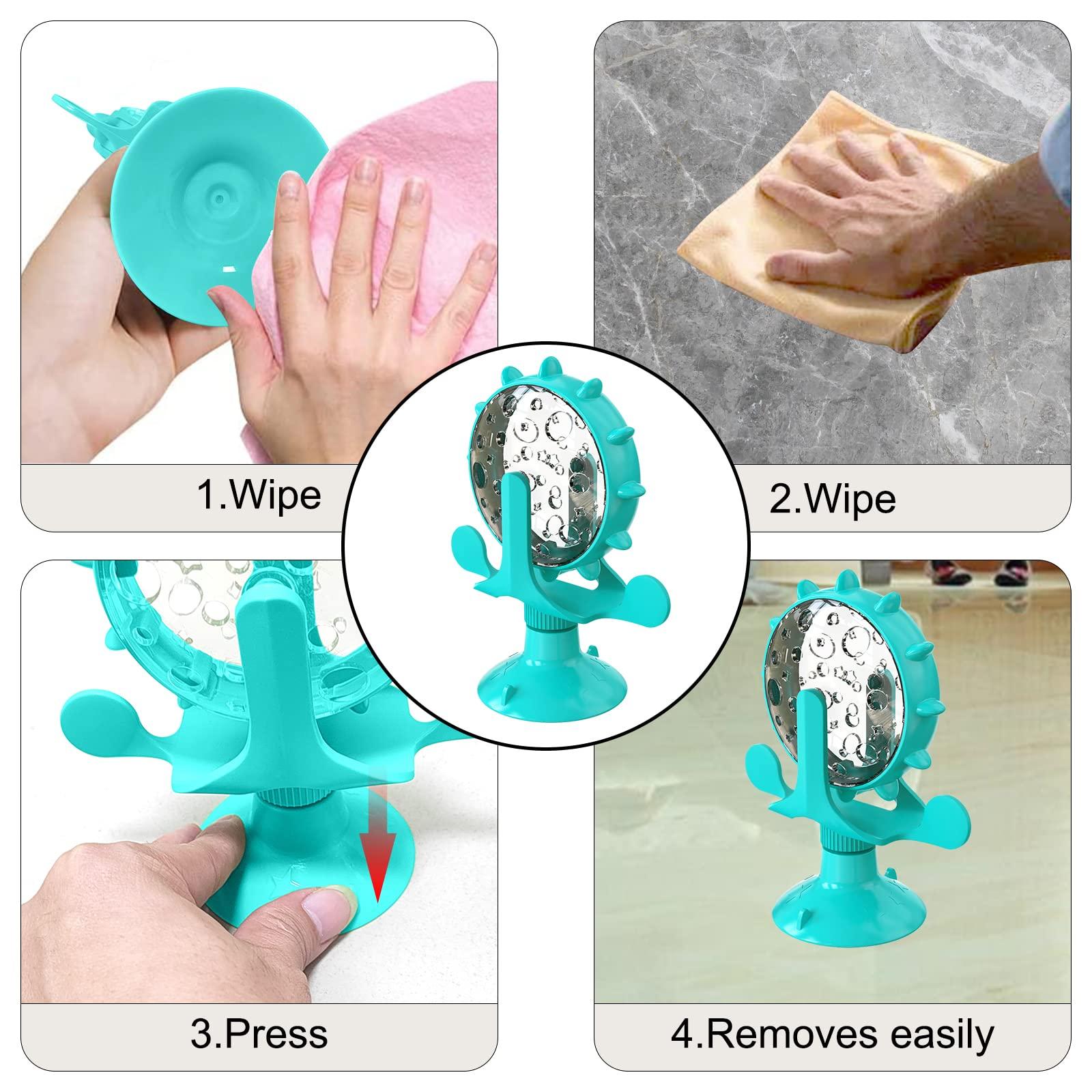 Đồ chơi mèo cối xay gió, đồ chơi mèo, đồ chơi mèo tương tác, bánh xe Ferris, phân phối thức ăn, đồ chơi mèo thẳng đứng 360 °