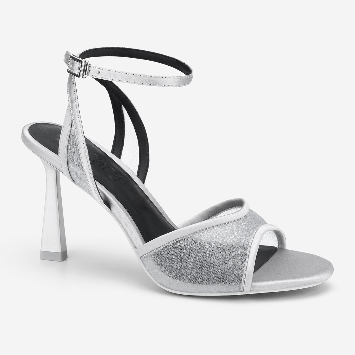 Vascara Giày Sandals Cao Gót Vải Lưới - SDN 0813