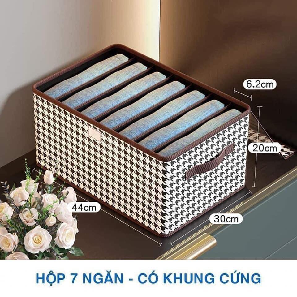 TÚI ĐỰNG QUẦN ÁO CHIA NGĂN CÓ LẮP ĐẬY TRONG SUỐT