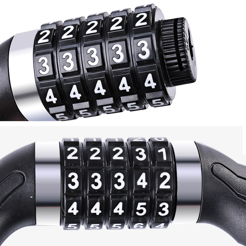 ROGTZ Khóa Dây Xe Chống Trộm 5 Số - Hàng Nhập Khẩu