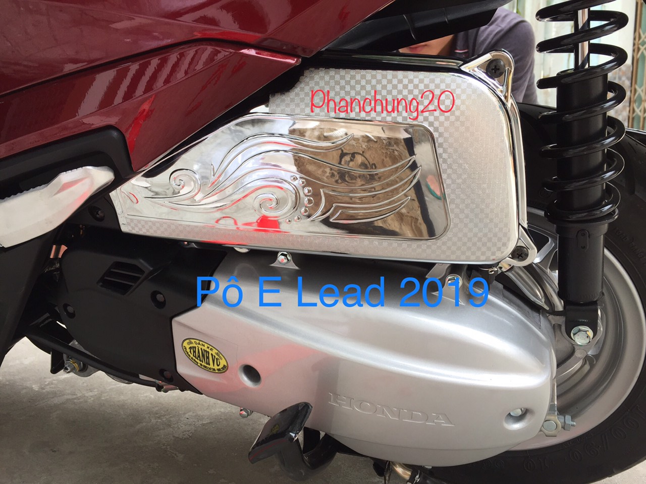 COMBO ỐP PHỤ KIỆN TRANG TRÍ DÙNG CHO ĐỜI XE HONDA LEAD 2017 2018 2019 2020 2021 CROM