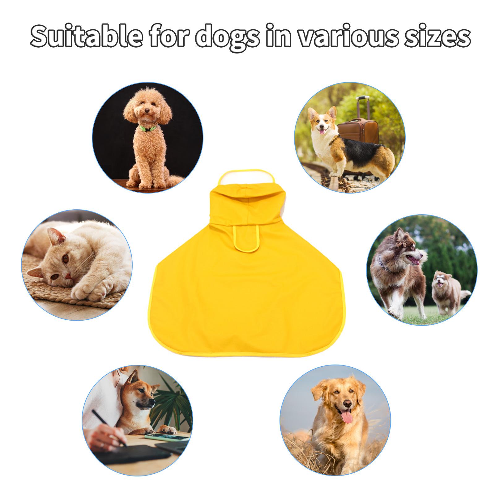 Áo mưa cho chó có mũ trùm đầu