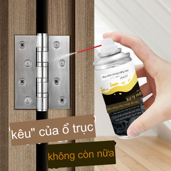 Mỡ Bôi Trơn Chống Gỉ Dạn Chai Xịt ANASTA 450ml công nghê Đức