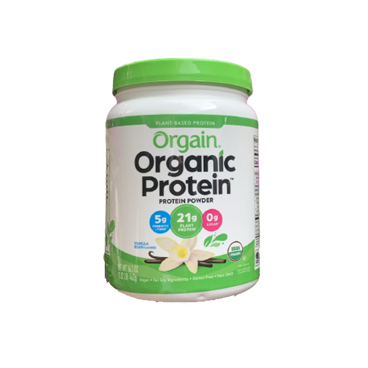 Đạm thực vật hữu cơ không chất làm ngọt - Organic Plant Protein Natural Unsweetened 720gr Orgain