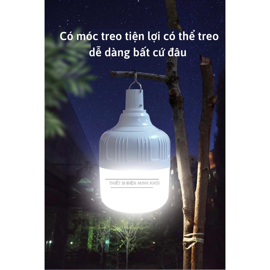 Bóng Đèn Tích Điện, bóng đèn led sạc tích điện siêu sáng đa năng 100W và 150W