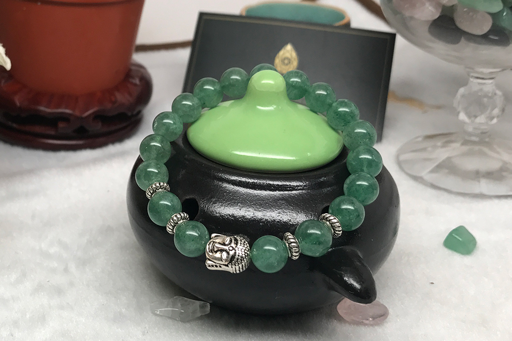 Vòng Tay Đá Thạch Anh Ưu Linh Rêu Xanh Ngọc Quý Gemstones TA040