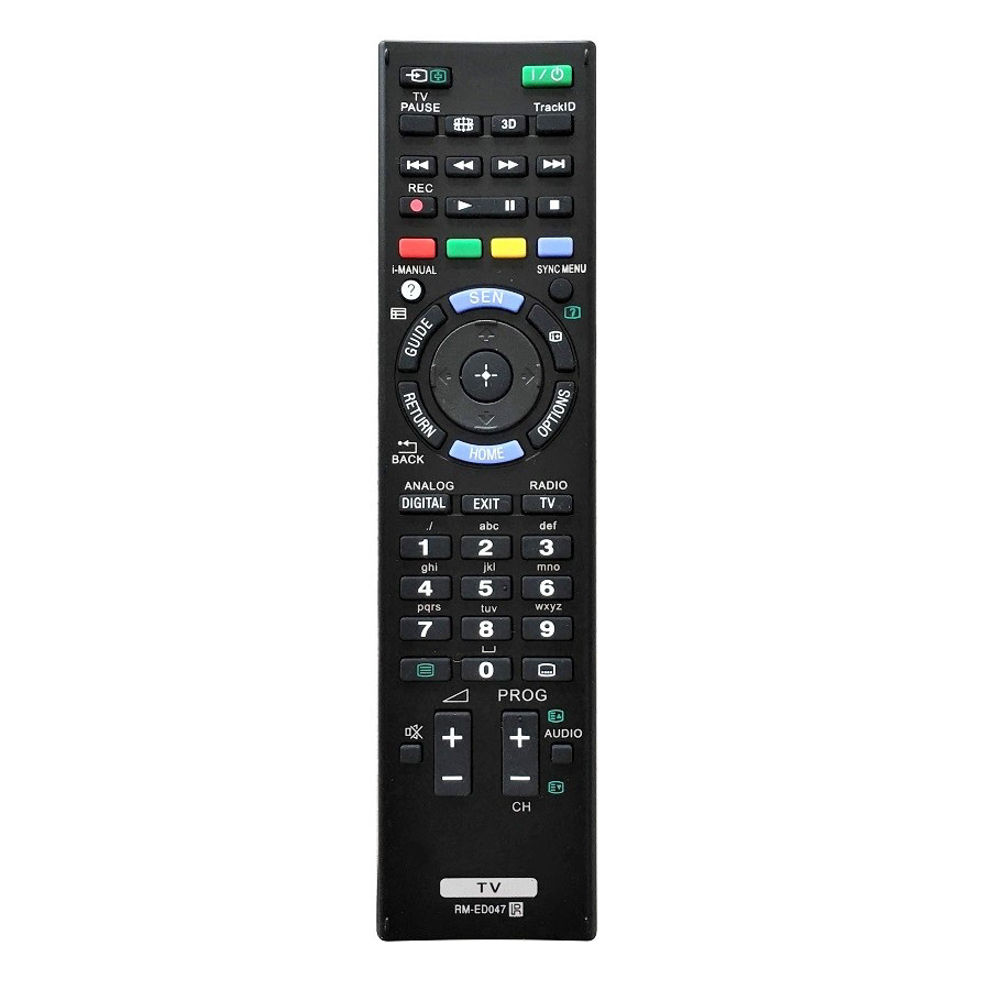 Remote Điều Khiển TV Dành Cho SONY Internet Smart Tivi RM-ED047 Kèm Pin