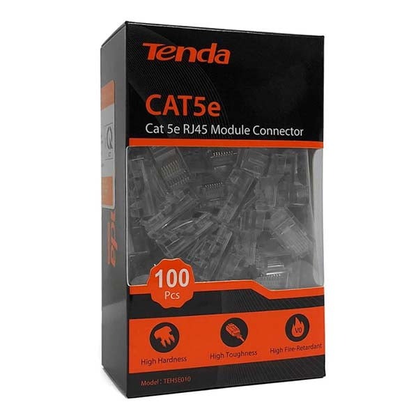 Hạt mạng kết nối cáp internet mạ đồng TEH5E010 Tenda hàng chính hãng