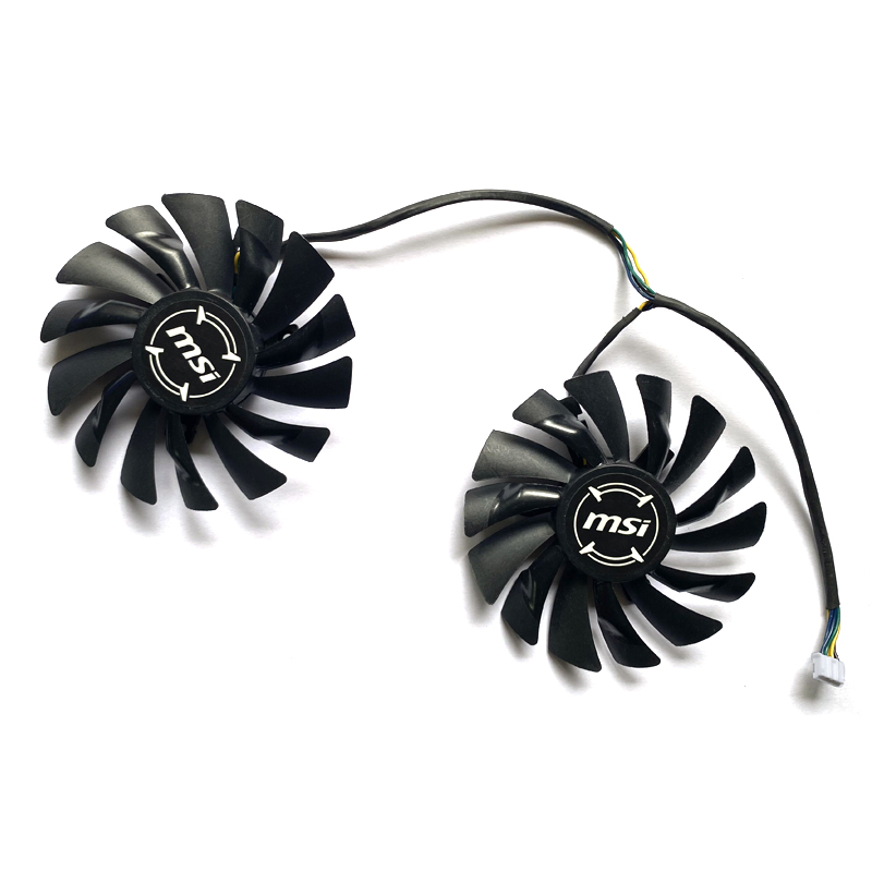 2pcs/lot Original 87mm PLD09210S12HH 4PIN RtX580 P106-100 Mining GPU Fan For MSI RtX 470 480 570 580 ARMOR Graphics Video Card Cooling Fans