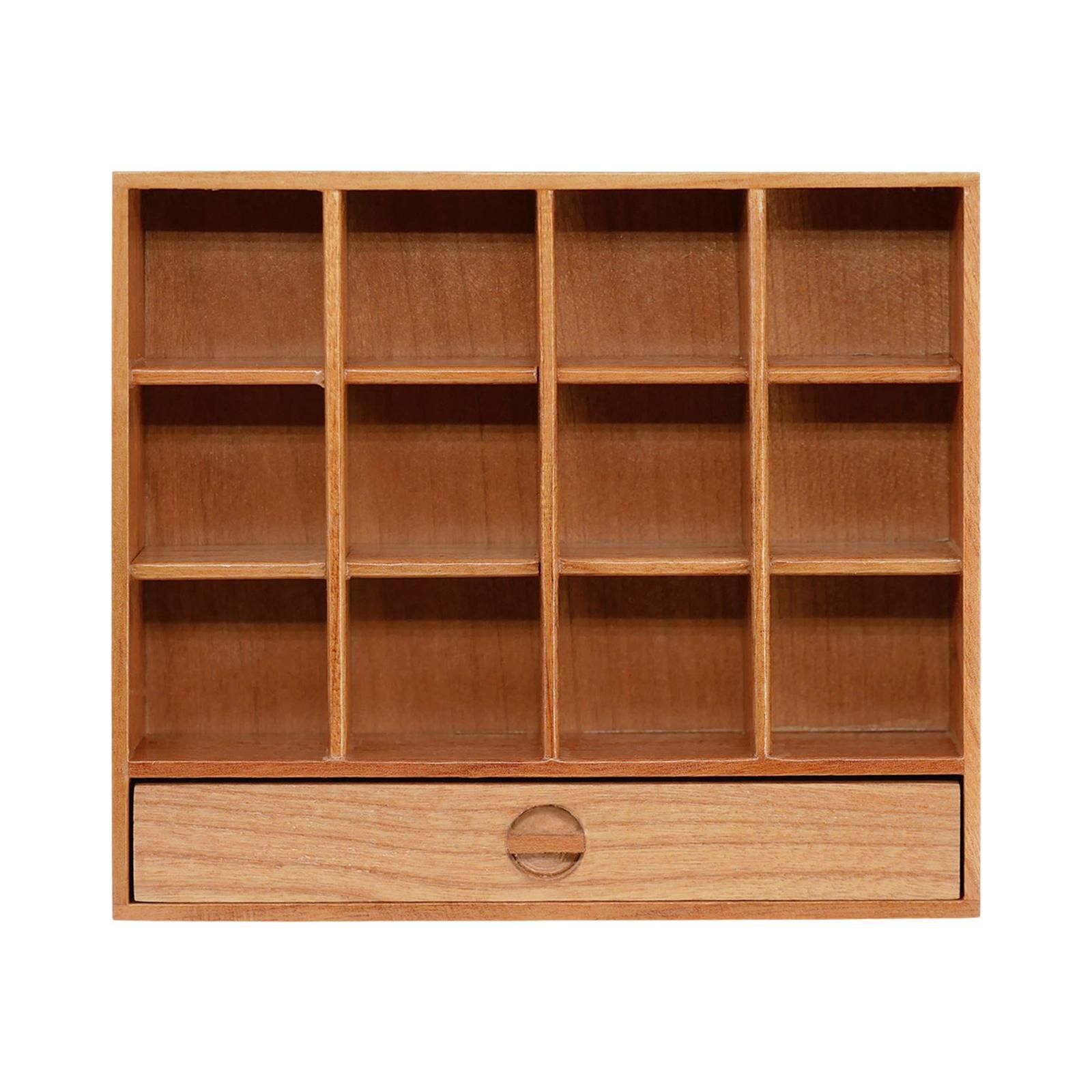 Dollhouse Miniature Storage Rack DIY Scene Model Miniature Dollhouse Decoration Accessories for Kitchen Decoration
