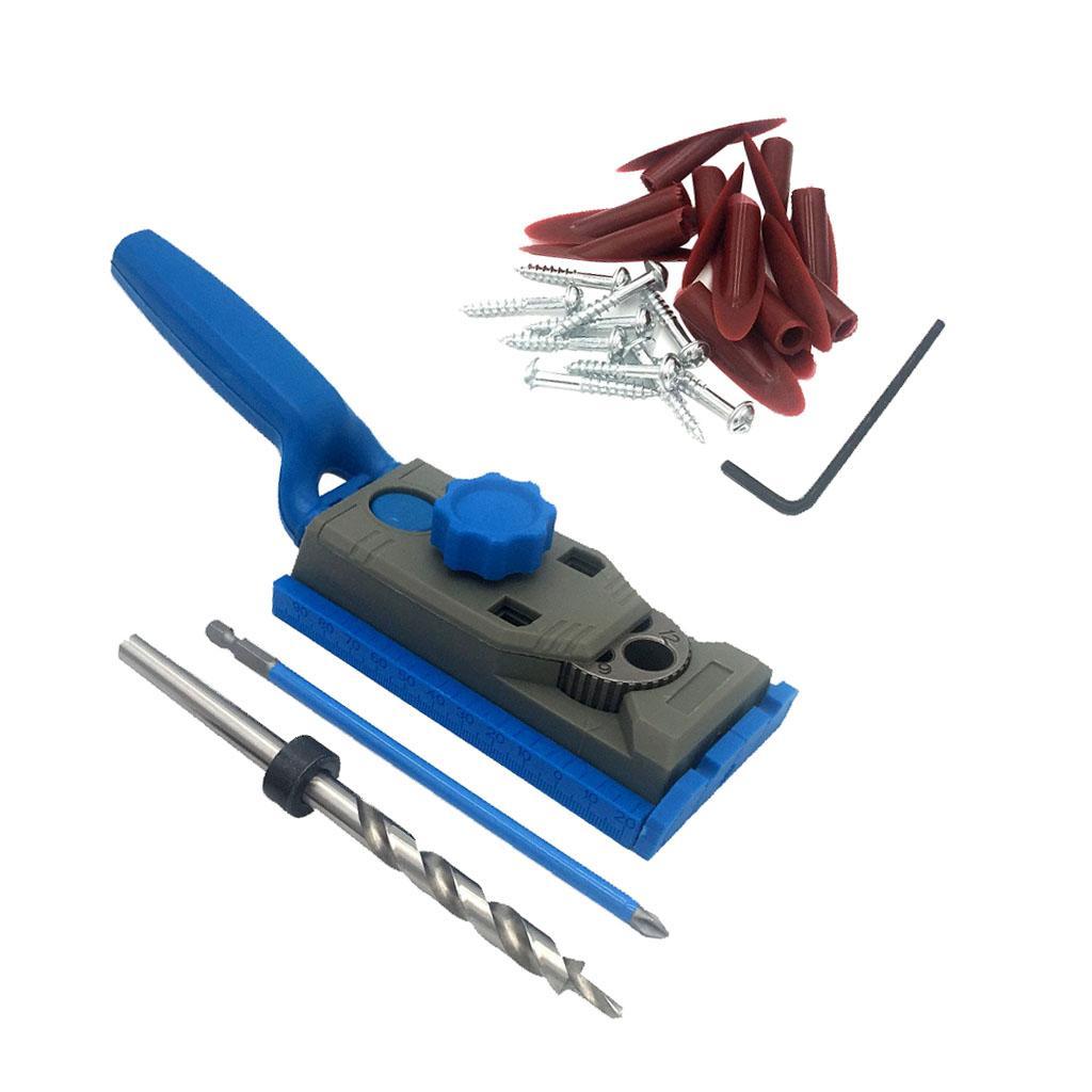 Mini Drill  Hole Jig Woodworking  Portable Drilling Bit