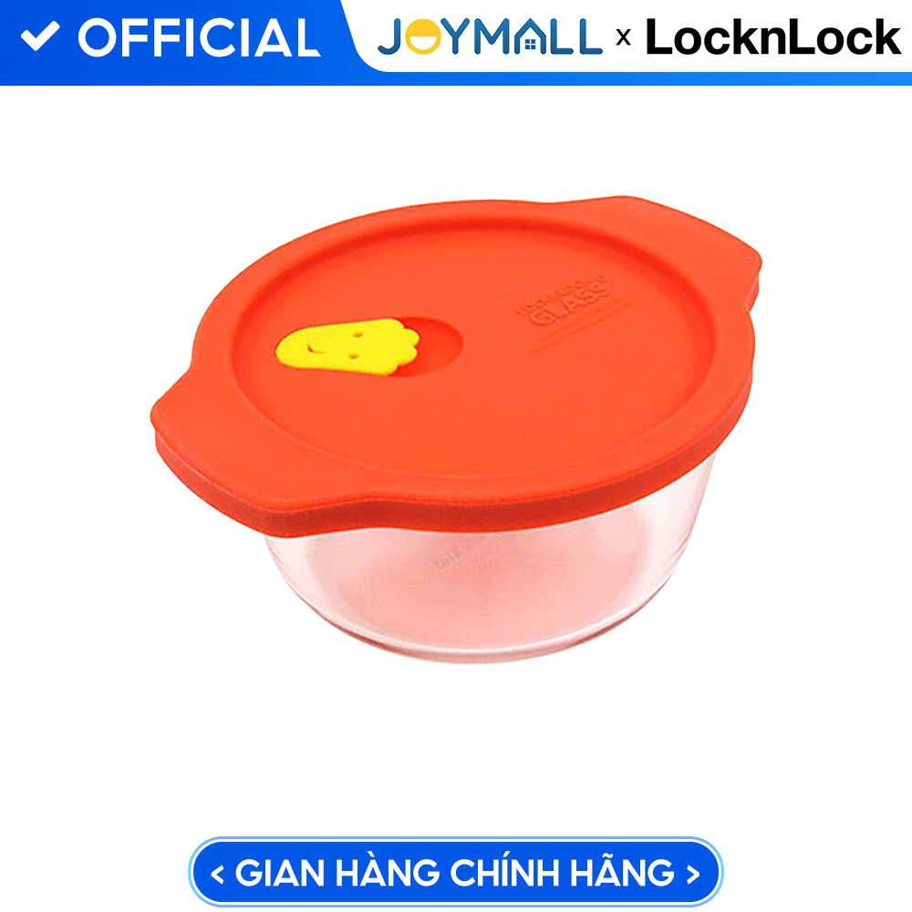 Hộp thủy tinh chịu nhiệt Lock&amp;Lock Rice Container LLG506 460ml, Hàng chính hãng dùng được trong lò vi sóng - JoyMall