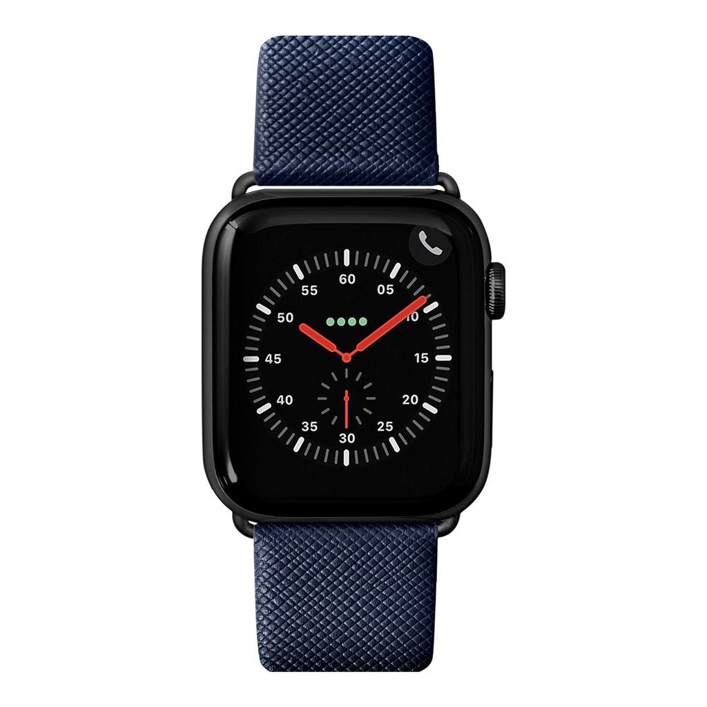 Dây đeo LAUT PRESTIGE dành cho Apple Watch (42/44mm) Series 1~7 &amp; SE, dây đeo được làm từ chất liệu da thật cao cấp, bền đẹp Hàng Chính Hãng