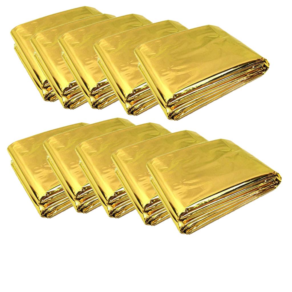 Outdoor First Aid Blanket Emergency Survival Sleeping Bags Silver 210x130cm