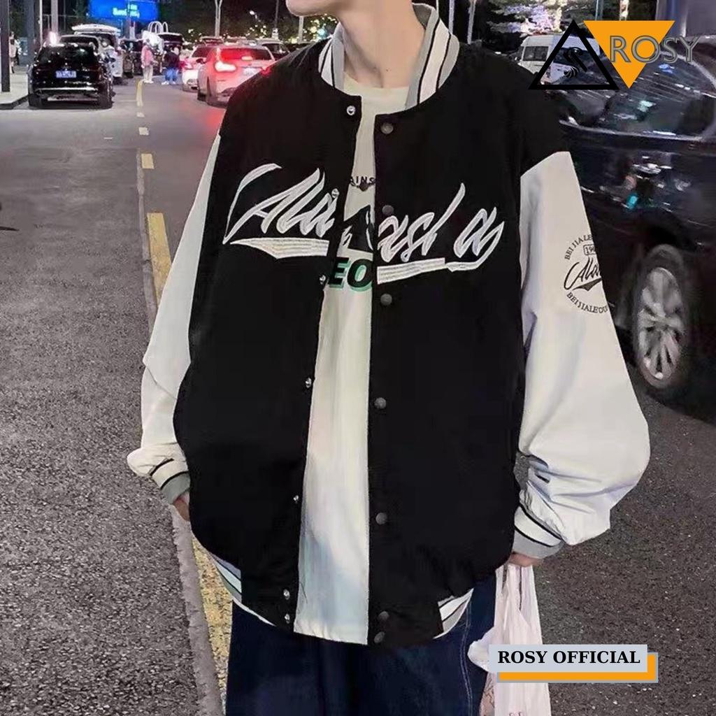Áo khoác bomber dù chống nắng nam nữ ulzzang, Áo khoác bomber dù Unisex chống nắng nam nữ siêu hot ulzzang jacket chất dày dặn bóng chày, áo khoác bóng chày hàn quốc ulzzang jacket