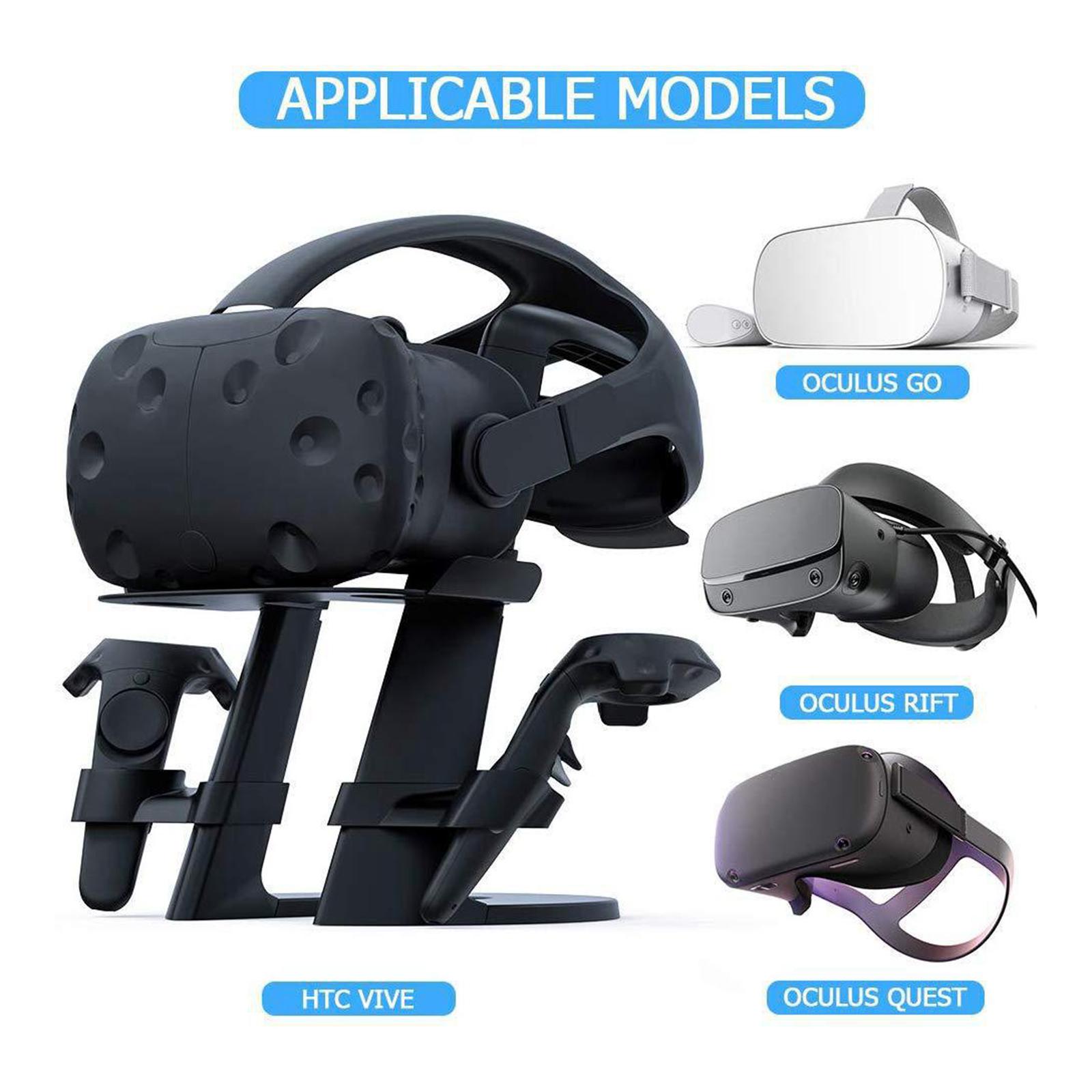 VR Headset and Touch Controllers Stand Mount for Oculus Quest 2 Rift Rift S