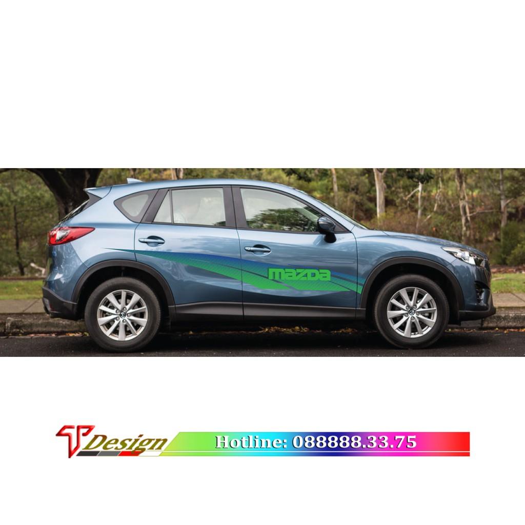 Tem cho dòng xe 7 chỗ, decal dán xe oto Wrap 25, tem xe cao cấp, KT 248x43cm