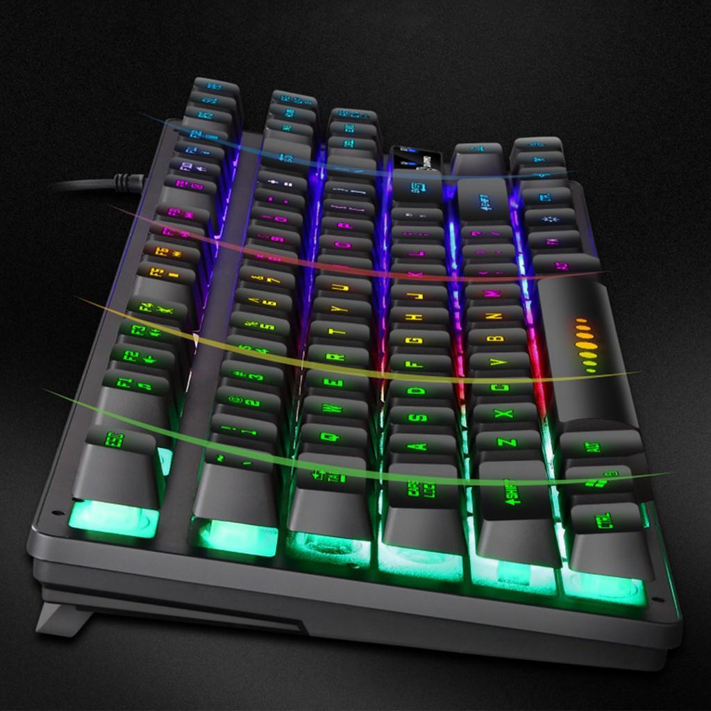 Bàn Phím Cơ Gaming Gk-10 87 Phím Có Đèn Nền Cho Laptop / Pc