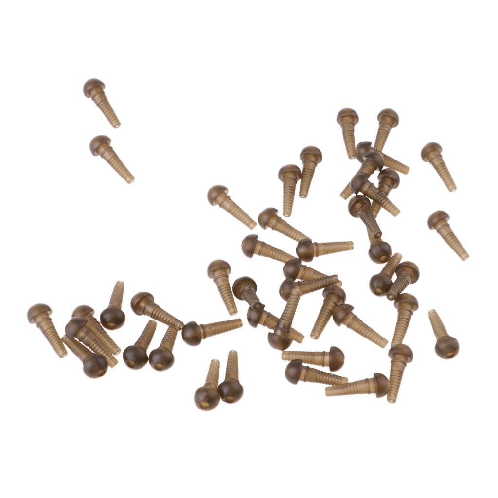 50pcs Terminal Tackle Carp Fishing Tackle Kit Rubbers Tubes Cones