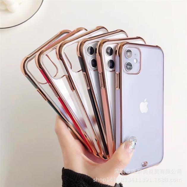 Ốp Điện Thoại Nhám Viền Xi 6D Cho IPHONE 7/8, 7Plus/8Plus, X/Xs, XR, XsMax,11Pro, 11, 11ProMax