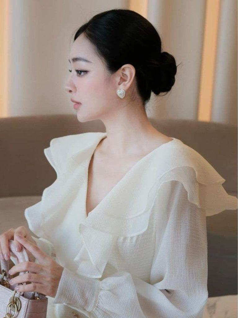 Jum nữ thiết kế dự tiệc cổ V phối tơ sang chảnh Set liền thân đùi dài tay HN Clothing J9 BY JO