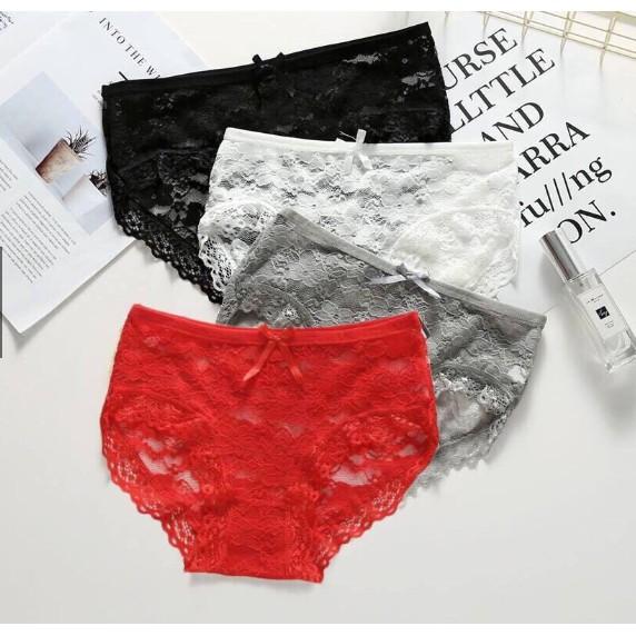 SET 2 CHIẾC QUẦN LÓT NỮ REN SIÊU ĐẸP SEXY -NEW