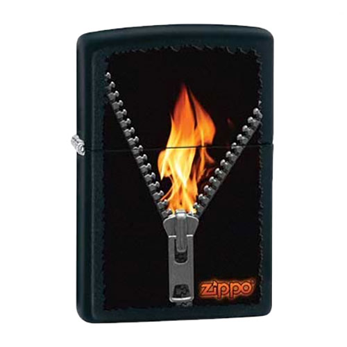 Bật Lửa Zippo 28309 - Bật Lửa Zippo Zipped Black Matte