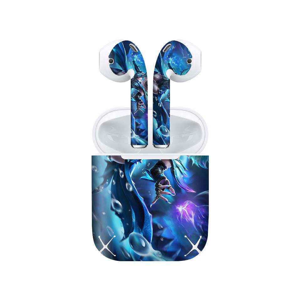 Miếng dán skin chống bẩn cho tai nghe AirPods in hình Liên Quân - Natalya - LQM013