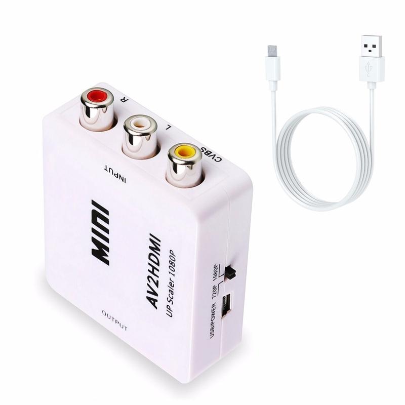 Full HD 1080P Mini 1080P Tổng hợp Video AV sang HDMI Bộ chuyển đổi chuyển đổi