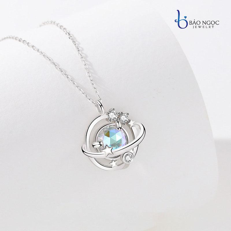 Dây Chuyền Bạc Ý S925 Hành Tinh Xa Xôi Thần Bí Diệu Kì - DB2833 - Bảo Ngọc Jewelry