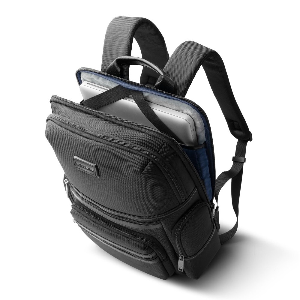 [CHÍNH HÃNG] Balo laptop 15.6 inch cao cấp Kingbag Lecce chất vải oxford kết hợp da thật kiểu dáng thời trang đẳng cấp