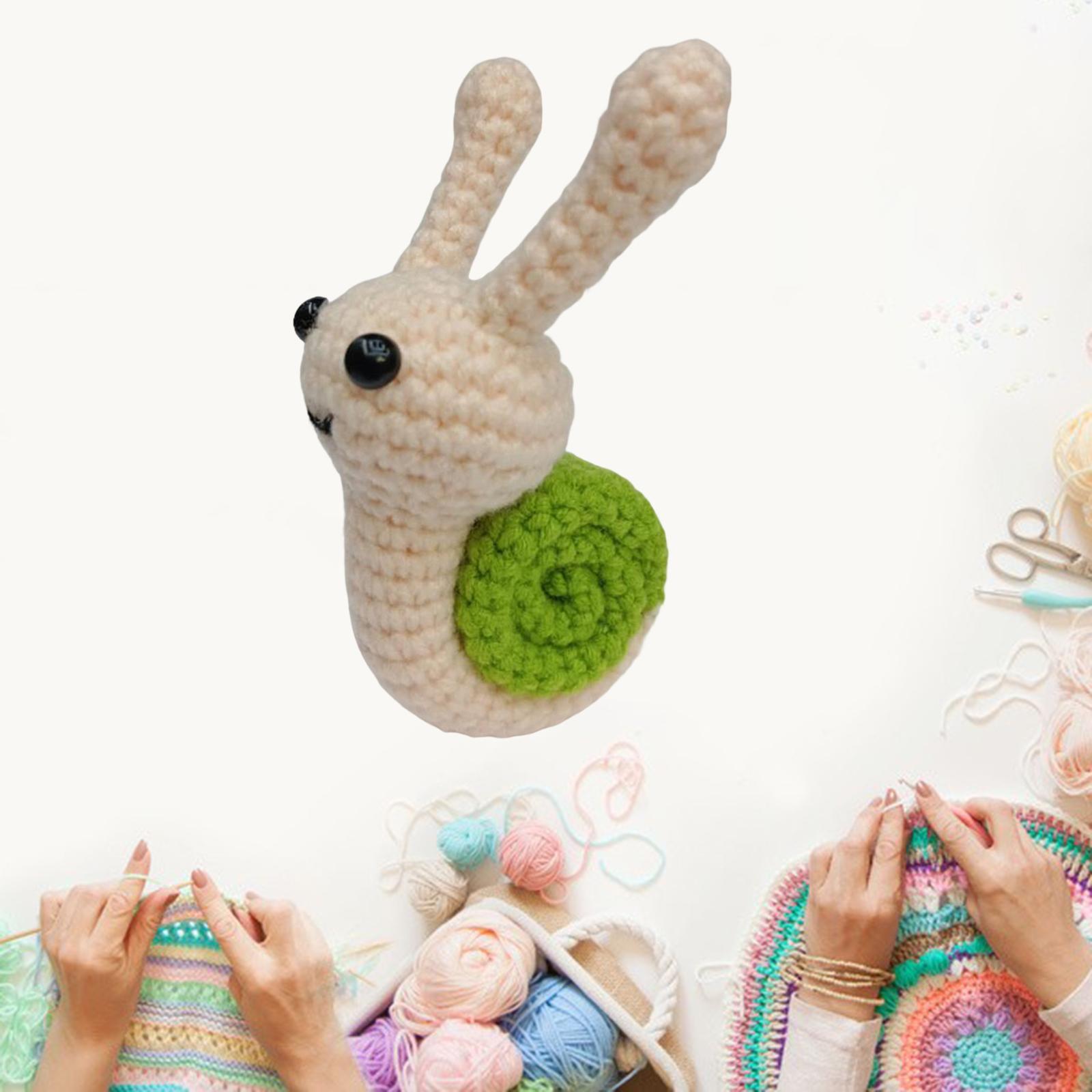 Crochet Kit for Beginner Includes Yarn, Hook, Accessories Make Your Own Doll