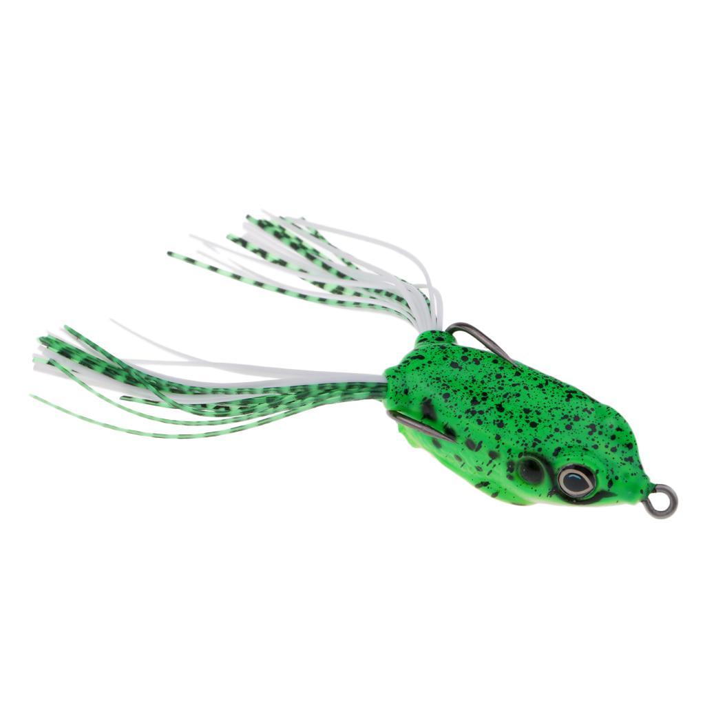 Topwater Frog Fishing Lure Soft Lure Artificial Bait Crankbaits Hook Baits Cute Frog shape life-like swimming actions in water