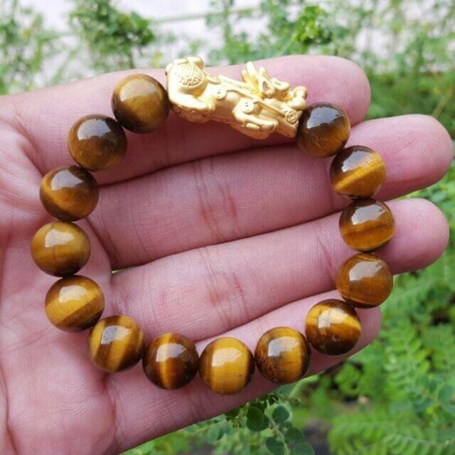 Vòng Tay Phong Thuỷ Mắt Hổ Tỳ Hưu