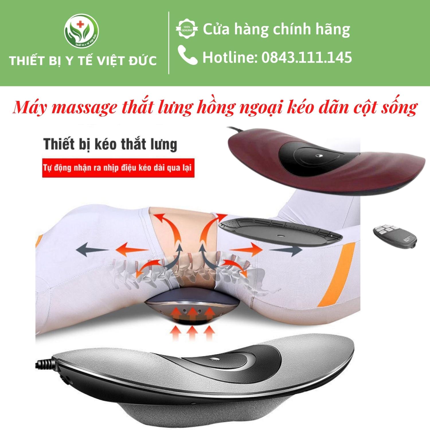 Máy Massage Thắt Lưng Hồng Ngoại, Massage Cột Sống Thắt Lưng, Thoát Vị Đĩa Đệm