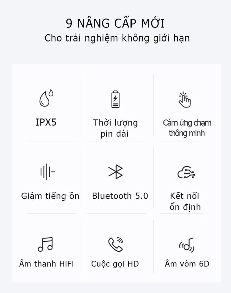 Tai nghe Bluetooth 5.0 - TWS 01