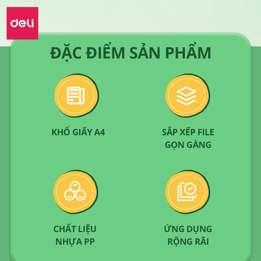 File lá học sinh khổ A4 30 40 lá phiên bản Vương Nguyên YYDL Deli - Hình chàng trai - 1 chiếc - 72754 / 72753