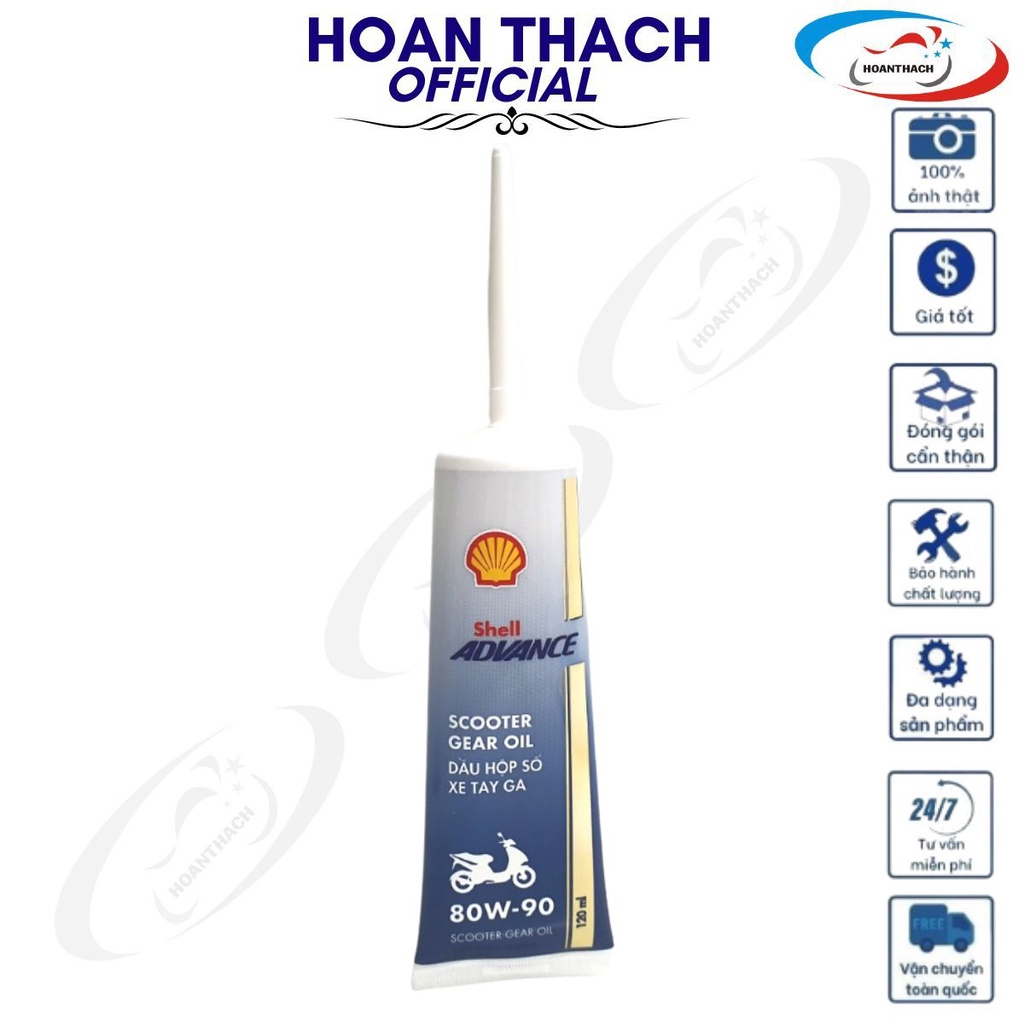 Nhớt Láp ( Hộp Số) Xe Tay Ga Advance Scooter Gear Oil 80W90 120Ml HOANTHACH SP017535