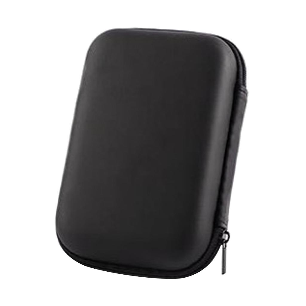 2x USB External HDD Hard Drive Disk Hard Case Bag Carry Pouch Case Black