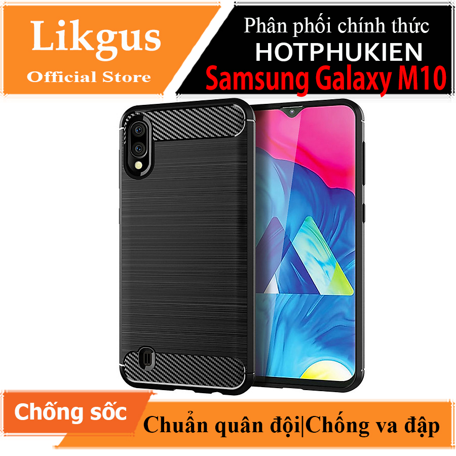 Ốp lưng chống sốc cho Samsung Galaxy M10 hiệu Likgus - Hàng chính hãng