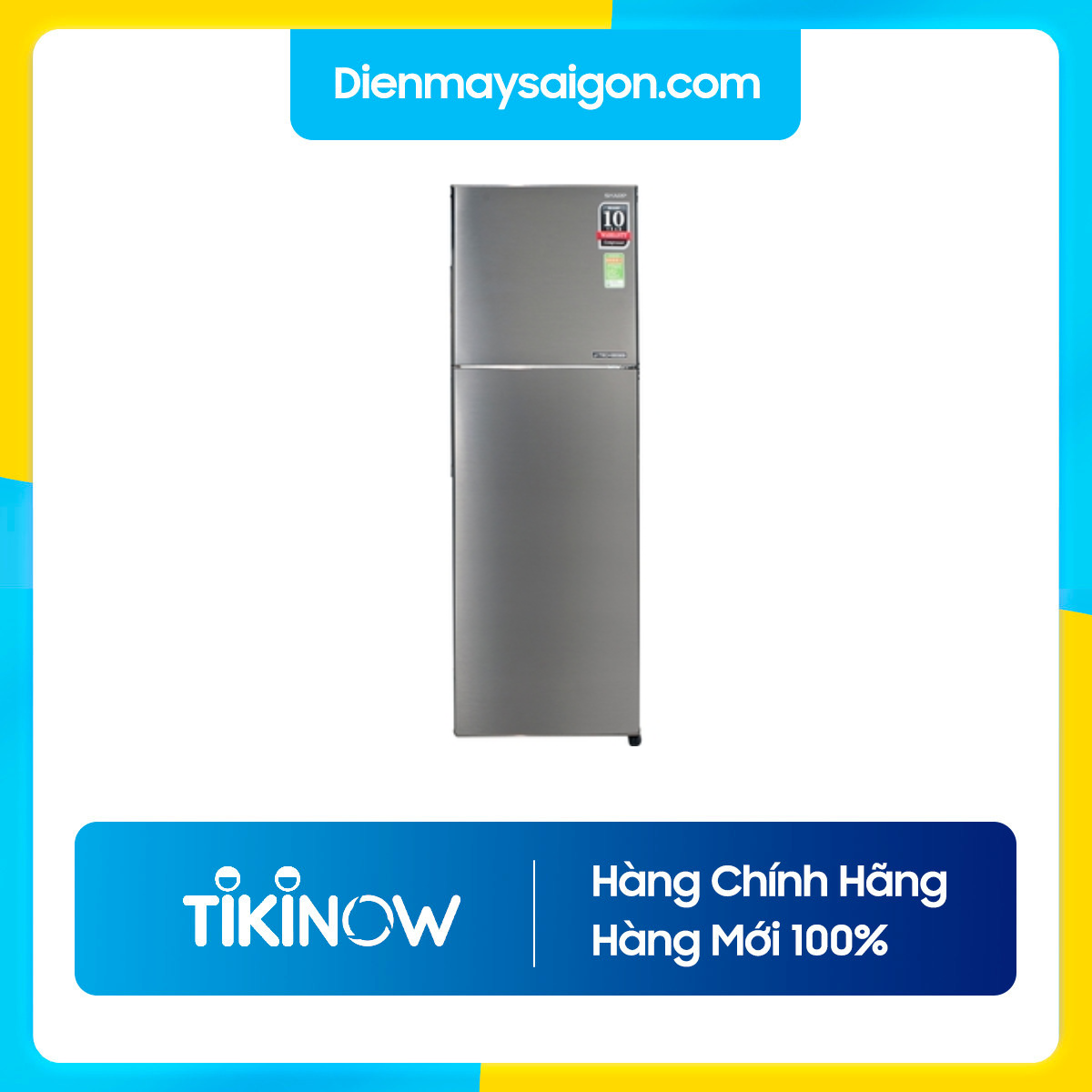 Tủ Lạnh Inverter Sharp SJ-X281E-SL - Hàng Chính Hãng