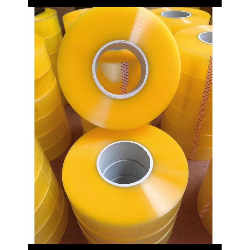 Băng keo 1kg vàng trong – dán thùng siêu dính – giao nhanh