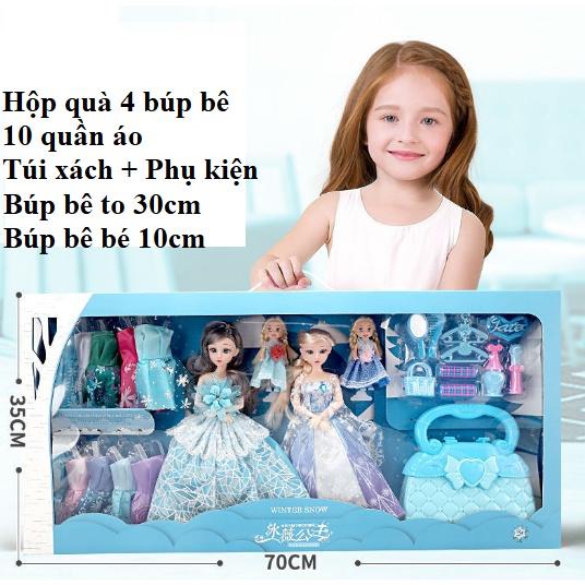 Búp bê ELSA Kèm Phụ Kiện Đồ Chơi Búp Bê Công Chúa Cho Trẻ Em